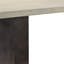 Table basse moderne en béton et chêne gris Zabelle