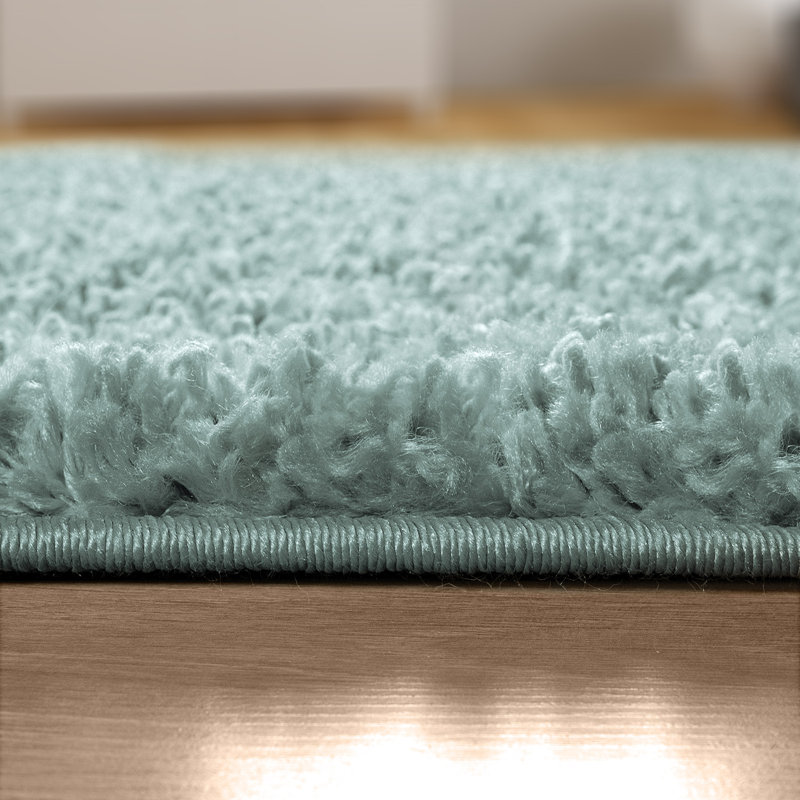 Tapis bleu turquoise Alaeyah, Tapis de couloir : 2 pi 4 po x 8 pi 2 po