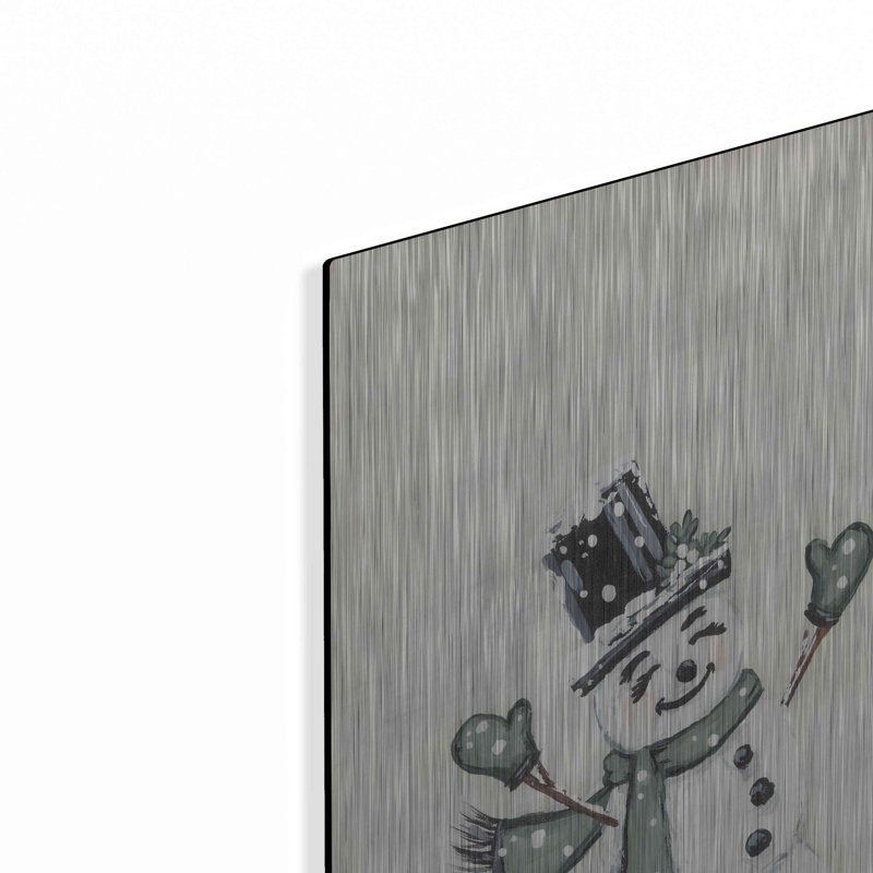 «Jolly Green Snowman» par Sara Baker, H 24 po x l 16 po
