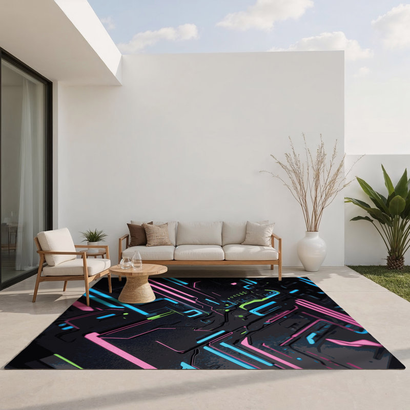 Tapis intérieur et extérieur Fusion Core, Rectangulaire 3 pi x 5 pi