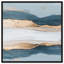 Art Remède abstrait avec toile dorée Blue Ridge III-111142653-111649676