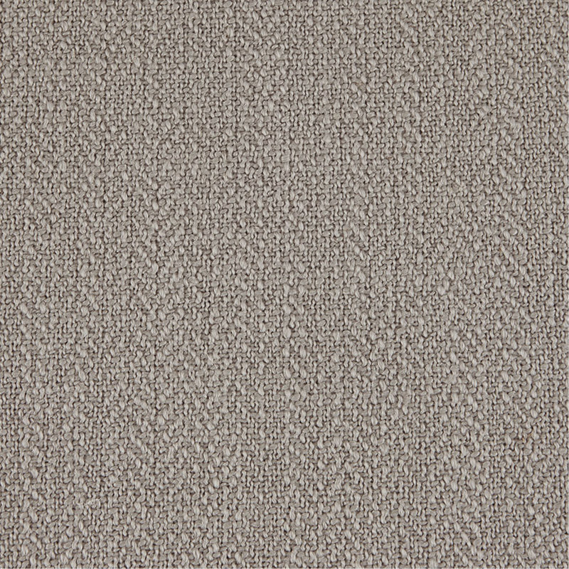 Banc rembourré gris moderne, pieds en bois massif, décor chic en contreplaqué et contreplaqué, dossier bas, Gris