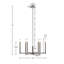 Lustre 6 lumières de style candélabre contemporain
