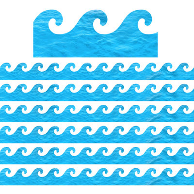 Ensemble de bordure Ocean Waves