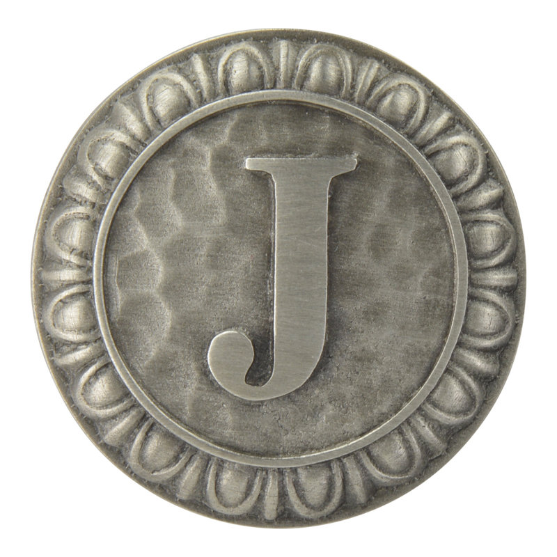 Jewel Mushroom Knob, Antique Pewter