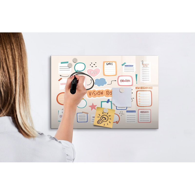 Magnetic Glass Dry Erase Board
