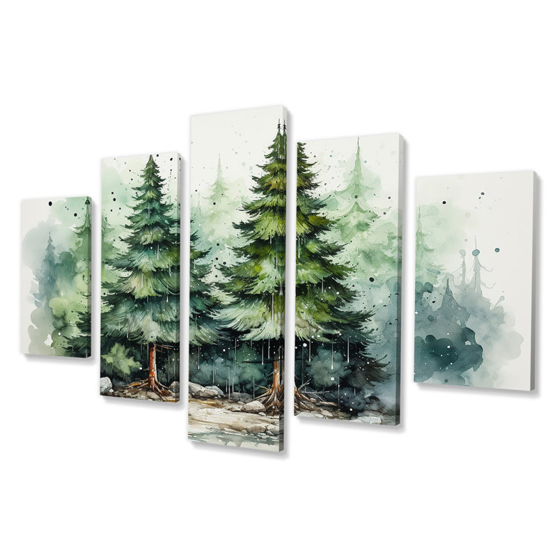Minimalisme pin arbre forêt II
