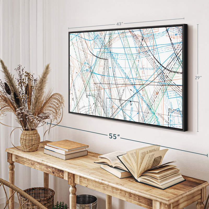 «Sewing Pattern Wall Art», H 29 po x l 43 po