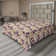 Ambesonne, drap plat floral pivoines, art botanique printanier