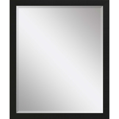 31" Black Framed Accent Mirror