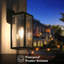 Matte Black 29.5cm H Outdoor Sconce