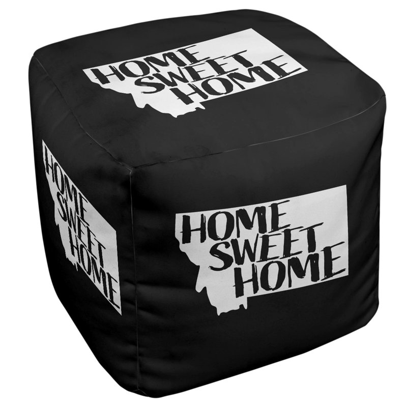 Repose-pieds à cubes montana the home, Noir