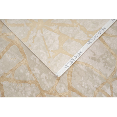 Contemporary Hand Knotted Stone Area Rug