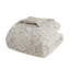 Ensemble d'édredon pour lit très grand médaillon 100% coton taupe Suzanna 3 pièces-53916869-53916871
