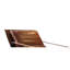 Fauteuil d'appoint en cuir fleur Quoba