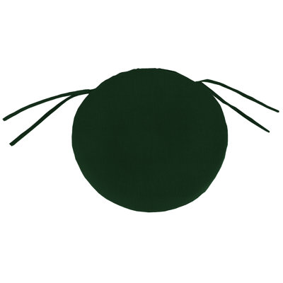 16" Round Outdoor Chair Seat Cushion with Ties