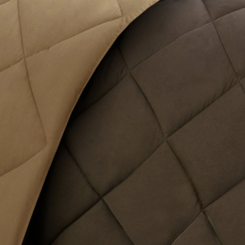 Édredon double / grand 3M - réversible, 2 taies décoratives avec fermeture à glissière à bride, chaud, lavable à la machine, rembourrage doux et respirant, taies décoratives, lavable à chaud