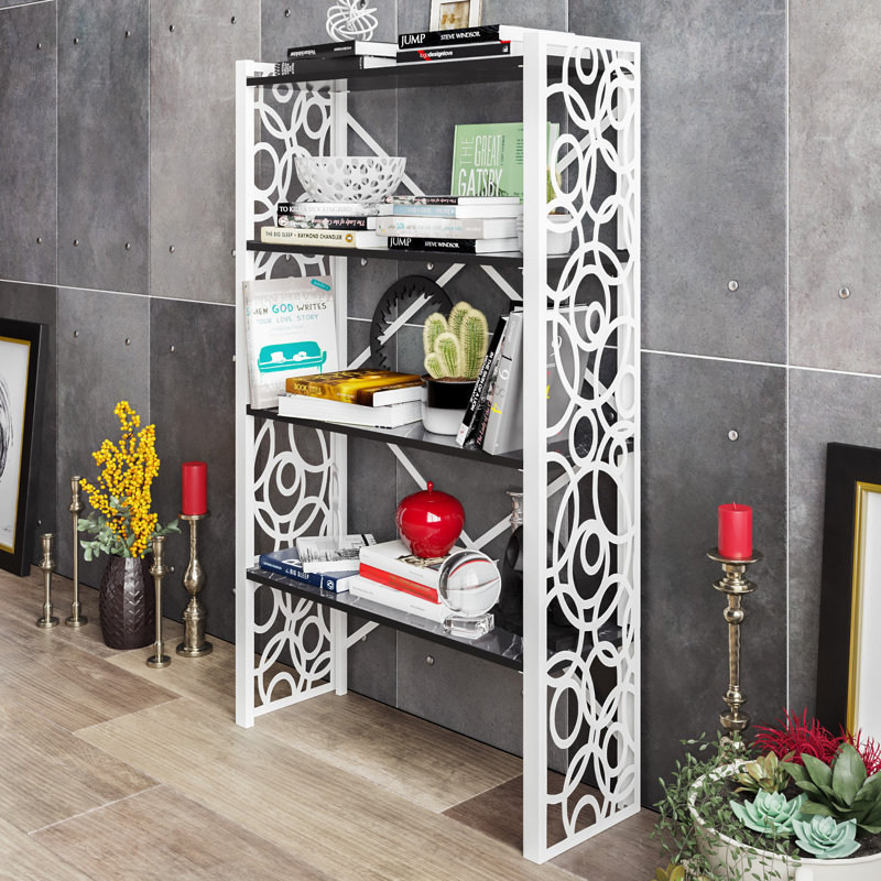 Phyllis Bookcase, White/Black