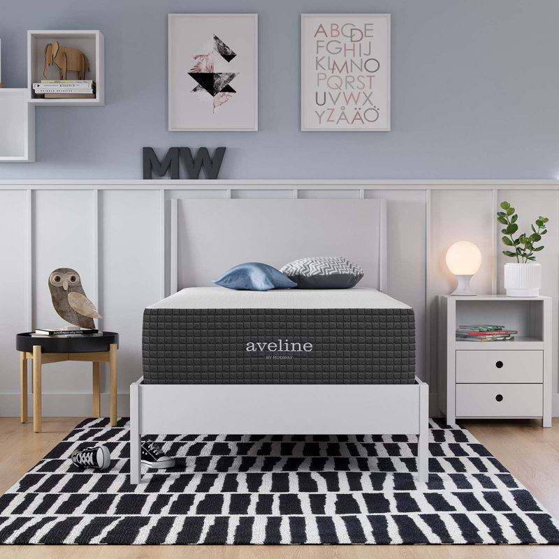 Matelas en mousse à mémoire de forme Aveline Modway, 12", Simple