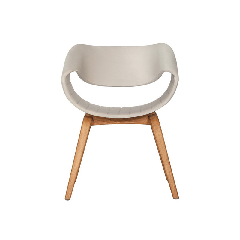 Kimela 17.3'' H Beech Solid Wood Armchair