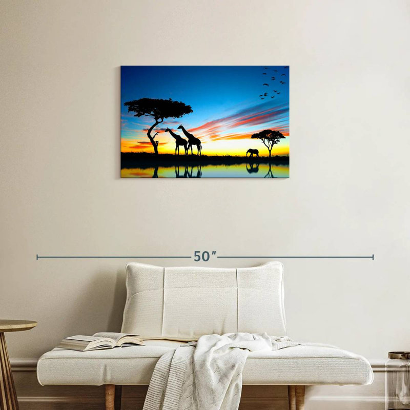 Safari africain Brampt, H 20 po x l 30 po
