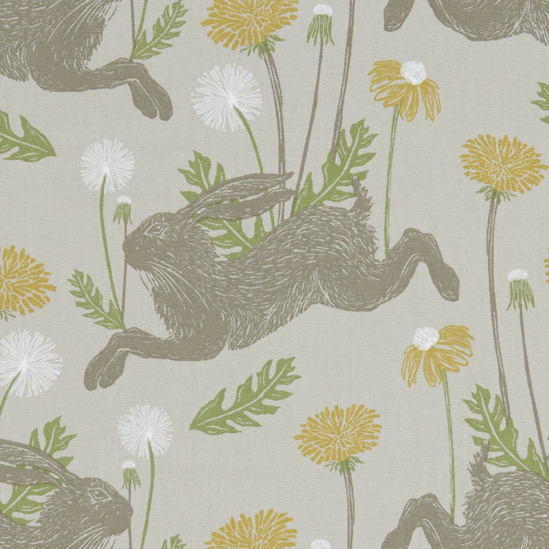 Land and Sea March Hare Fabric, Linen