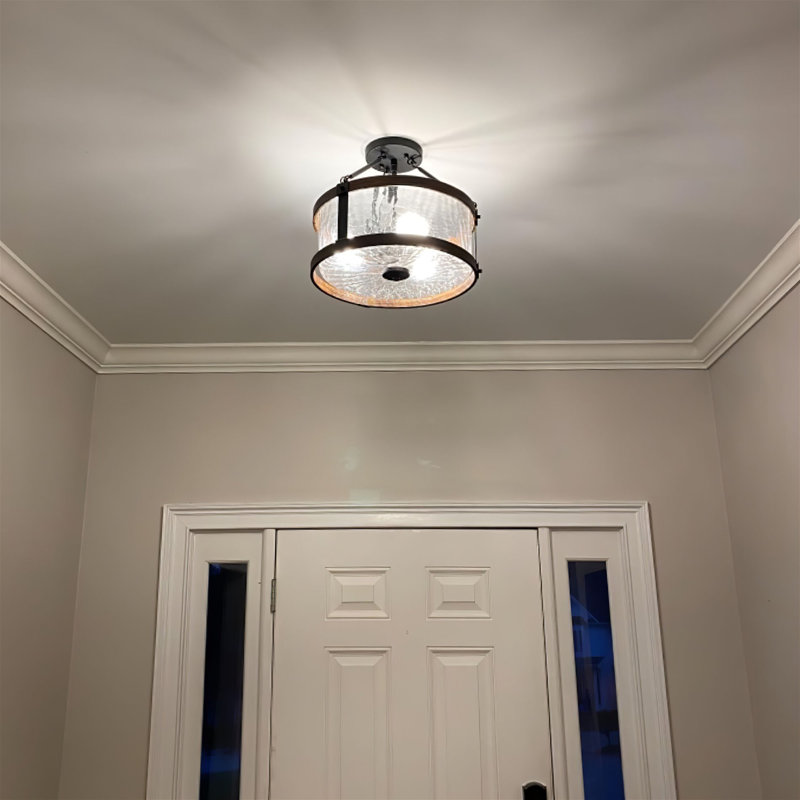 Kateri Glass Semi Flush Mount
