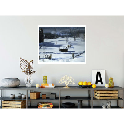 «Snow the batterie» par George Wesley Bellows - Impression giclée