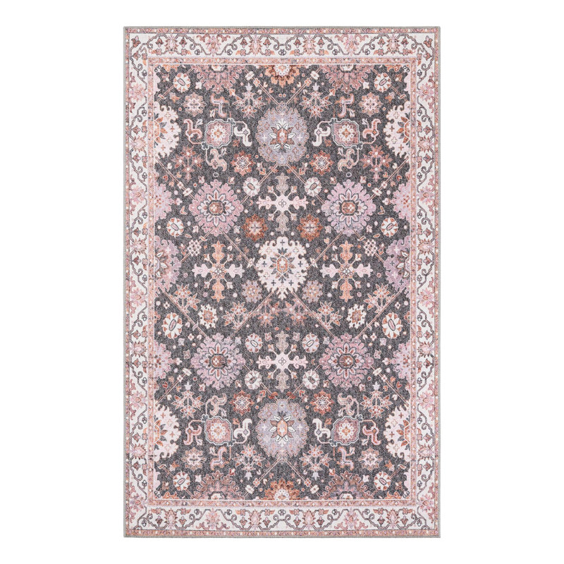 Bungalow Rose Esther Timeless Rug, Rectangle 5 pi 1 po x 8 pi