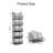 Stackable Wire Storage Baskets For Kitchen Closet Pantry, Hanging Closet Organizers Storage Shelves Organization, Wall Mount Metal Basket Bins