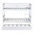 Twin Over Twin Rubber Wood Bunk Bed With Trundle, Convertible Into Twin Size Beds, Twin Size Bunk Bed With Ladder And Safety Guardrails=-124966171