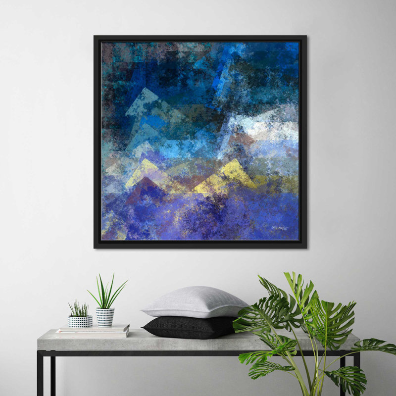 Luke 1:37, «It's Is Impossible with God», peinture sur toile à cadre flottant, H 27,5 po x l 27,5 po x P 2 po