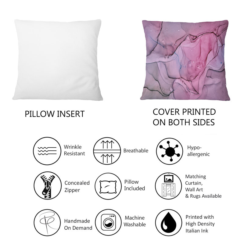 Abstract Throw Pillow
