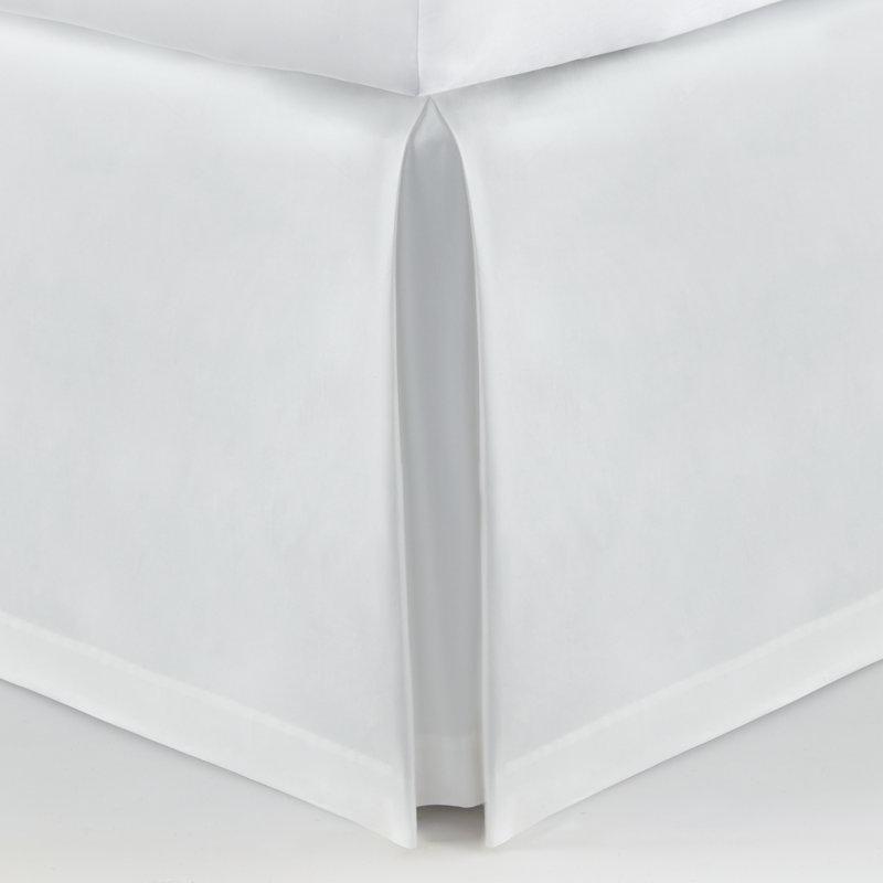 Soprano Paneled Bed Skirt, Ivory, King