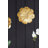S/2 Gold Rose Hanging Wall Accents