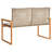 Garden Bench Mix Brown-379002375