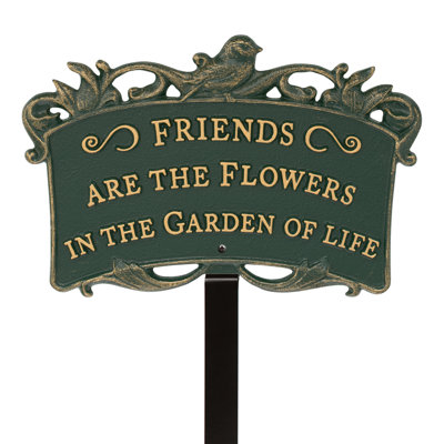 Songbird Friends Garden Plaque