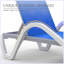 Chaise longue d'extérieur en métal Rodrecus-207805113