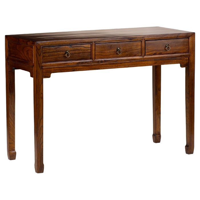 Chinese Classical Desk, Warm Elm