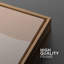 «Coral and White Mid-Century Polygons and Circles», 2 pièces sur toile-98553988-98553987