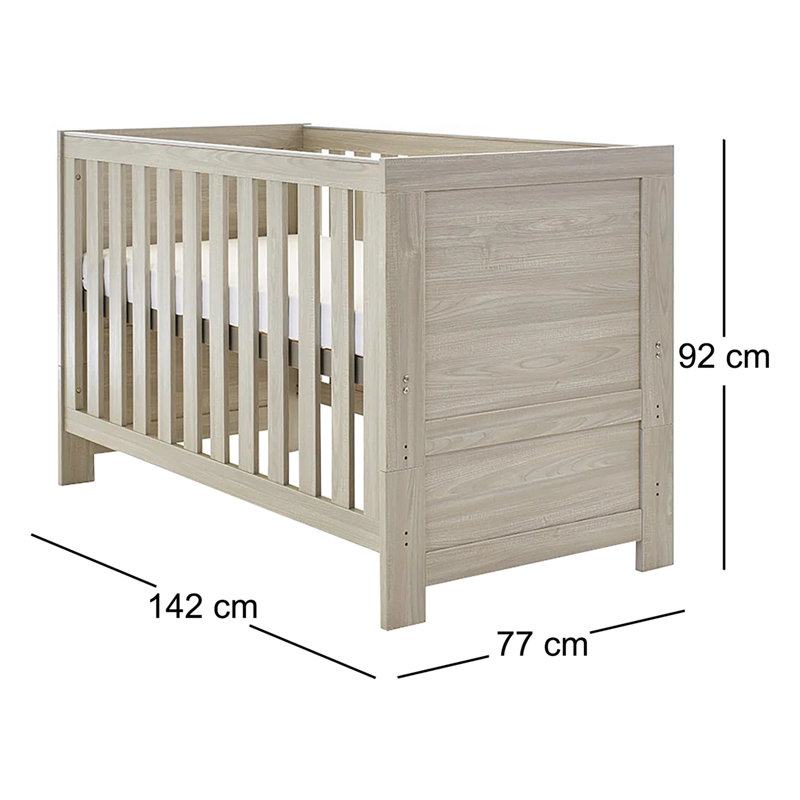 Nika Cot Bed, Grey Wash