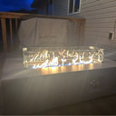 Latitude Run® Joycie 12.6’’ H x 42’’ W Metal Propane Outdoor Gas Fire ...