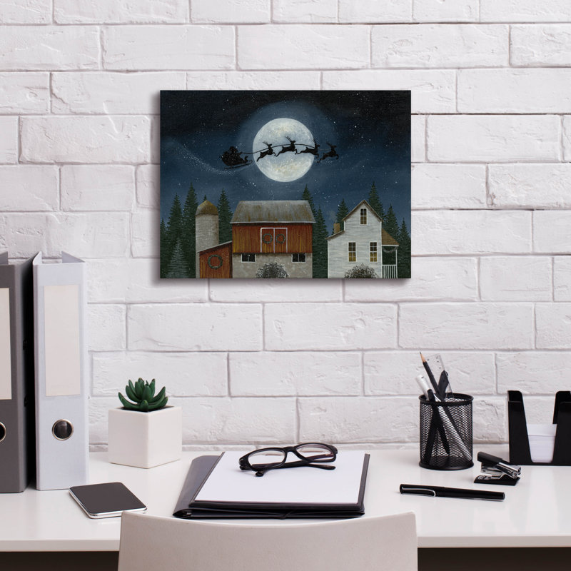 Toile épique Graffiti «Christmas Eve» par Tanya Nyp, 16 po x 12 po, H 12 po x l 16 po