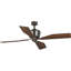 Ventilateur de plafond standard à 4 pales de 56 po avec télécommande Vandangle-1510409959