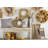 24 Inch Artificial Pumpkin Wheat Berry Corn Husk Wreath Thanksgiving Harvest