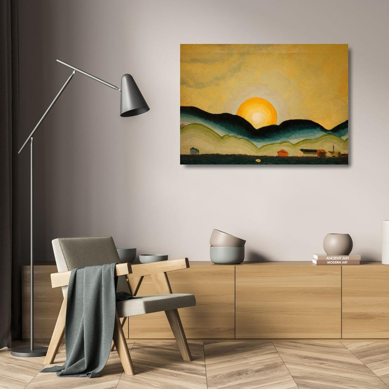 "Northport Harbor" par Arthur Dove - Art mural sur toile tendue avec châssis, H 24 po x l 17 po