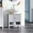 Bathroom Vanity with Adjustable Shelf and Open Bottom Shelf