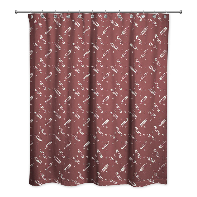 Rideau de douche Rheuben, Rouge