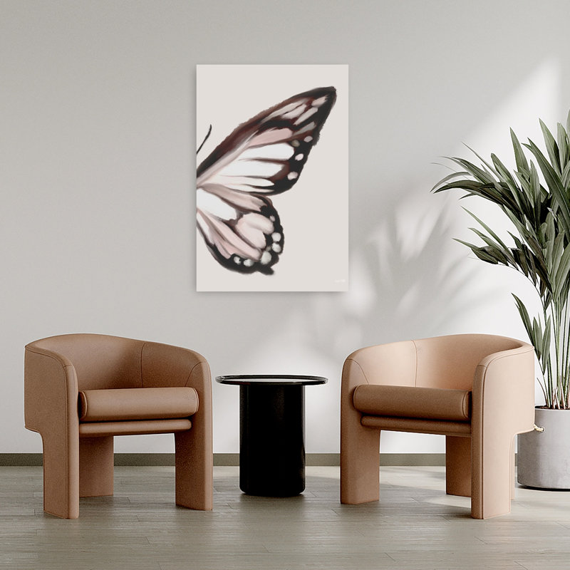 Butterfly Wings II, art contemporain papillon naturel, H 36 po x l 24 po