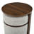 Pull-Out Combo End Table with Detachable Stool